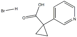 1-(Pyridin-3-yl)cyclopropanecarboxylic acid hydrobroMide Struktur