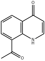 8-Acetyl-1H-quinolin-4-one Struktur