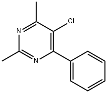 5-Chloro-2,4-diMethyl-6-phenylpyriMidine Struktur