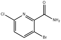 3-Bromo-6-chloropicolinamide, 97% Struktur