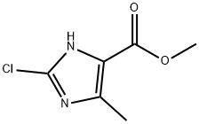 Methyl 2-chloro-4-Methyl-1H-iMidazole-5-carboxylate Struktur