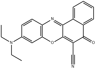 6-Cyano-9-(diethylaMino)-5H-benzo[a]phenoxazin-5-one Struktur