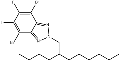 4,7-dibroMo-2-(2-butyloctyl)-5,6-difluoro-2H-benzo[d][1,2,3]triazole Structure