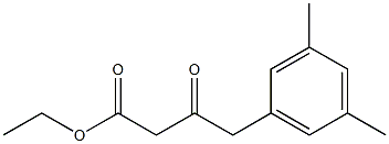 4-(3,5-DiMethyl-phenyl)-3-oxo-butyric acid ethyl ester Struktur