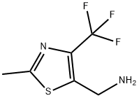 C-(2-Methyl-4-trifluoroMethyl-thiazol-5-yl)-MethylaMine Struktur