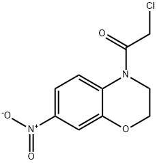 4-(2-Chloroacetyl)-6-nitro-2H-1,4-benzoxazine, 97% Struktur