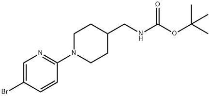 (5'-BroMo-3,4,5,6-tetrahydro-2H-[1,2']bipyridinyl-4-ylMethyl)-carbaMic acid tert-butyl ester Struktur