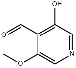 3-Hydroxy-5-Methoxypyridine-4-carbaldehyde Struktur