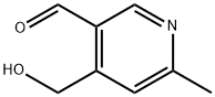 4-(HydroxyMethyl)-6-Methylnicotinaldehyde Struktur