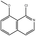 1-Chloro-8-Methoxyisoquinoline Struktur