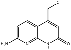 7-AMino-4-(chloroMethyl)-1,8-naphthyridin-2(1H)-one Struktur