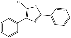 5-Chloro-2,4-diphenylthiazole Struktur