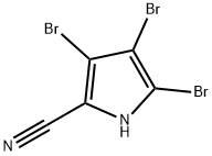 3,4,5-TribroMo-1H-pyrrole-2-carbonitrile Struktur