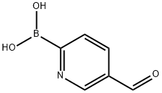 5-ForMylpyridine-2-boronic acid Struktur