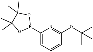 6-(TERT-BUTOXY)PYRIDINE-2-BORONIC ACID PINACOL ESTER Struktur