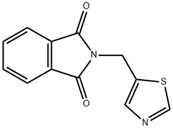 2-(Thiazol-5-ylMethyl)isoindoline-1,3-dione Struktur