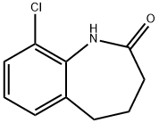 9-Chloro-4,5-dihydro-1H-benzo[b]azepin-2(3H)-one Struktur