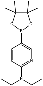 N,N-diethyl-5-(4,4,5,5-tetraMethyl-1,3,2-dioxaborolan-2-yl)pyridin-2-aMine Struktur