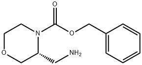 (R)-4-Cbz-3-(aMinoMethyl)Morpholine Struktur