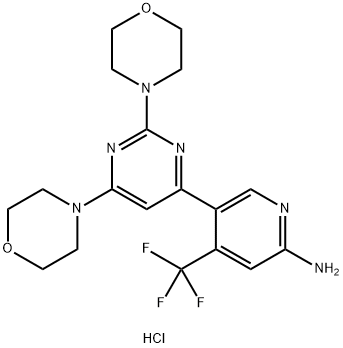 Buparlisib Hydrochloride Struktur