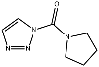 Methanone, 1-pyrrolidinyl-1H-1,2,3-triazol-1-yl- Struktur