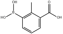 3-Borono-2-Methylbenzoic acid Struktur