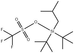 DI-t-BUTYLISOBUTYLSILYL TRIFLUOROMETHANESULFONATE Struktur