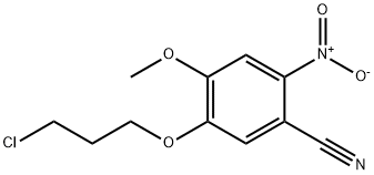 5-(3-Chloropropoxy)-4-methoxy-2-nitrobenzonitrile