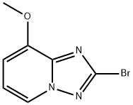 2-BroMo-8-Methoxy-[1,2,4]triazolo[1,5-a]pyridine Struktur