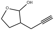 3-(Prop-2-yn-1-yl)tetrahydrofuran-2-ol Struktur