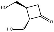 (2R,3R)-2,3-bis(hydroxyMethyl)cyclobutanone Struktur