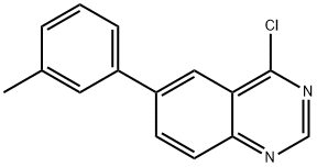 4-Chloro-6-(M-tolyl)quinazoline Struktur