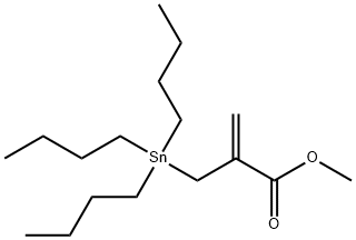 [2-(Methoxycarbonyl)-2-propenyl]tributylstannane Struktur