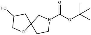 7-Boc-3-hydroxy-1-oxa-7-azaspiro[4.4]nonane Struktur