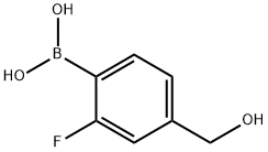 [2-Fluoro-4-(hydroxyMethyl)phenyl]boronic acid Struktur