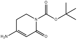 tert-butyl 4-amino-2-oxo-5,6-dihydropyridine-1(2H)-carboxylate Struktur