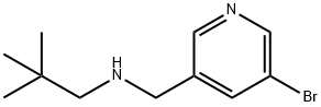 N-((5-bromopyridin-3-yl)methyl)-
2,2-dimethylpropan-1-amine Struktur