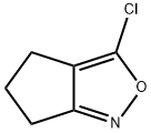 3-Chloro-5,6-dihydro-4H-cyclopenta[c]isoxazole Struktur