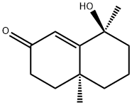 4-Hydroxy-11,12,13-trinor-5-eudesMen-7-one Struktur