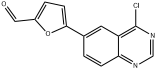 5-(4-Chloroquinazolin-6-yl)furan-2-carbaldehyde Structure