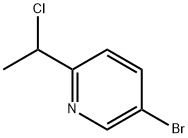 5-BroMo-2-(1-chloroethyl)pyridine Struktur