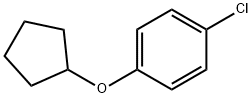 1-Chloro-4-cyclopentyloxy-benzene Struktur