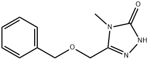 3-(benzyloxyMethyl)-4-Methyl-1H-1,2,4-triazol-5(4H)-one Struktur