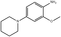 2-Methoxy-4-(piperidin-1-yl)aniline Struktur