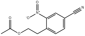 4-Cyano-2-nitrophenethyl acetate Struktur