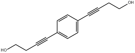 4,4'-(1,4-phenylene)dibut-3-yn-1-ol Struktur