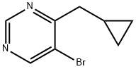 5-bromo-4-(cyclopropylmethyl)pyrimidine Struktur