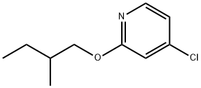 4-Chloro-2-(2-Methylbutoxy)pyridine Struktur