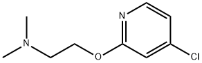 2-(4-chloropyridin-2-yloxy)-N,N-dimethylethanamine Struktur