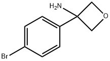 3-(4-broMophenyl)oxetan-3-aMine hydrochloride Struktur